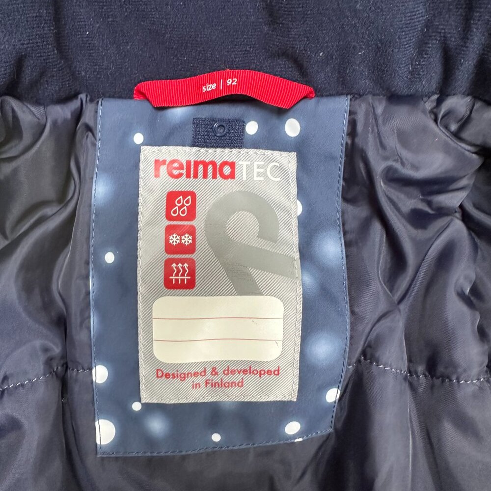 Reima Nordic Inspired Warm Winter Snow Parka Jacket 2T - Picture 4 of 5